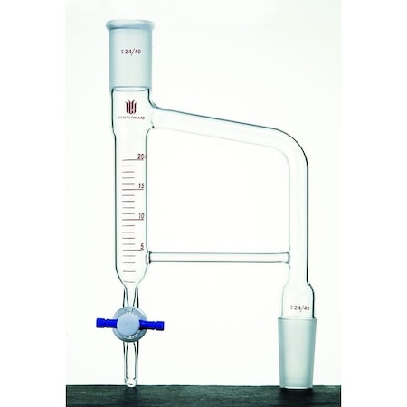Synthware DISTILLATION RECVER, DEAN STARK, 20mL, 24/40 2mm PTFE, 300X105mm. D452424